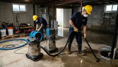 Basement flood cleanup in St. Paul, MN for water-damaged homes after snowmelt and heavy rain