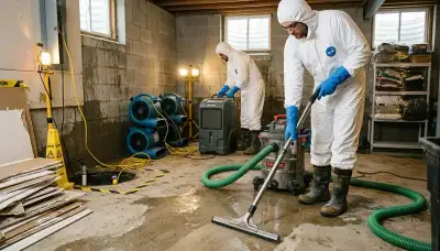 Basement flood cleanup in St. Paul, MN for homeowners after snowmelt and heavy rain
