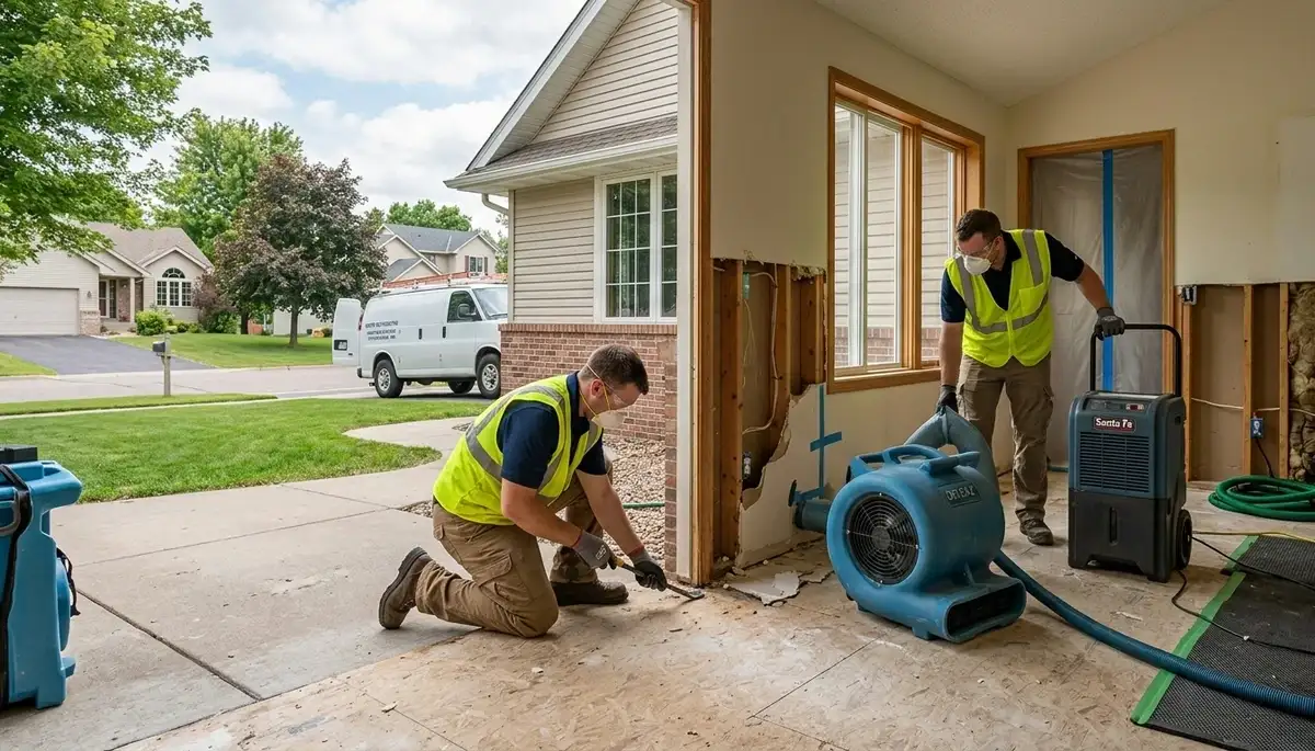 Water damage restoration team serving Saint Paul, MN for fast cleanup and drying